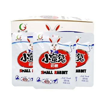 Amazon.co.jp: 大白兔奶糖 小白兔牛奶糖 即食太妃糖 原味牛奶软